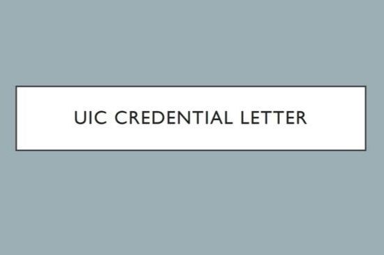 image of first slide of Credential Letter Informational Webinar